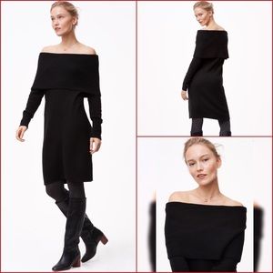 NWT LOFT Off The Shoulder Dress - XS PETITE